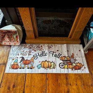 Fall entryway mat